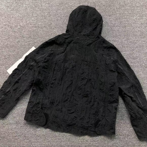 Stone Island Pleated Zip Hooded Jacket - Picture 7 of 14